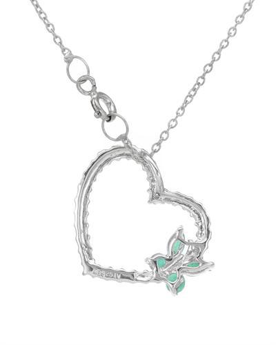 Smaragdový prívesok motýľ 835