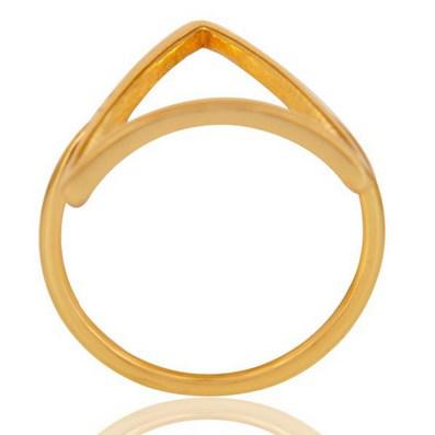 Pozlátený prsteň 8960