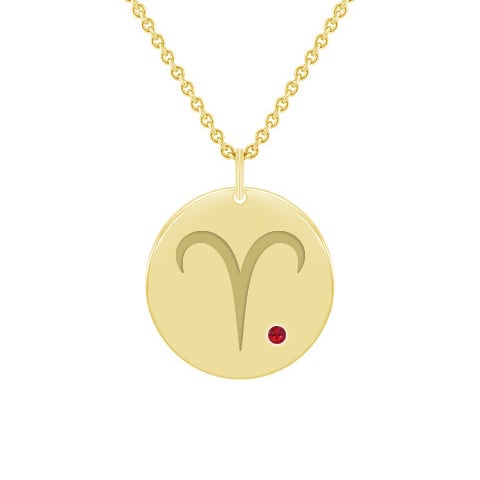 Prívesok s rubínom Baran 59957