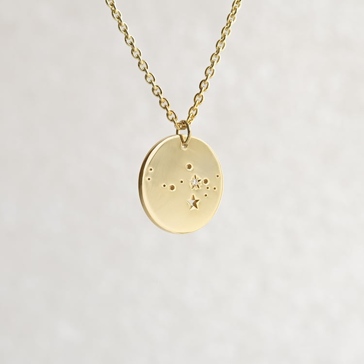 Zlatý prívesok so súhvezdím a diamantom Meri 144831