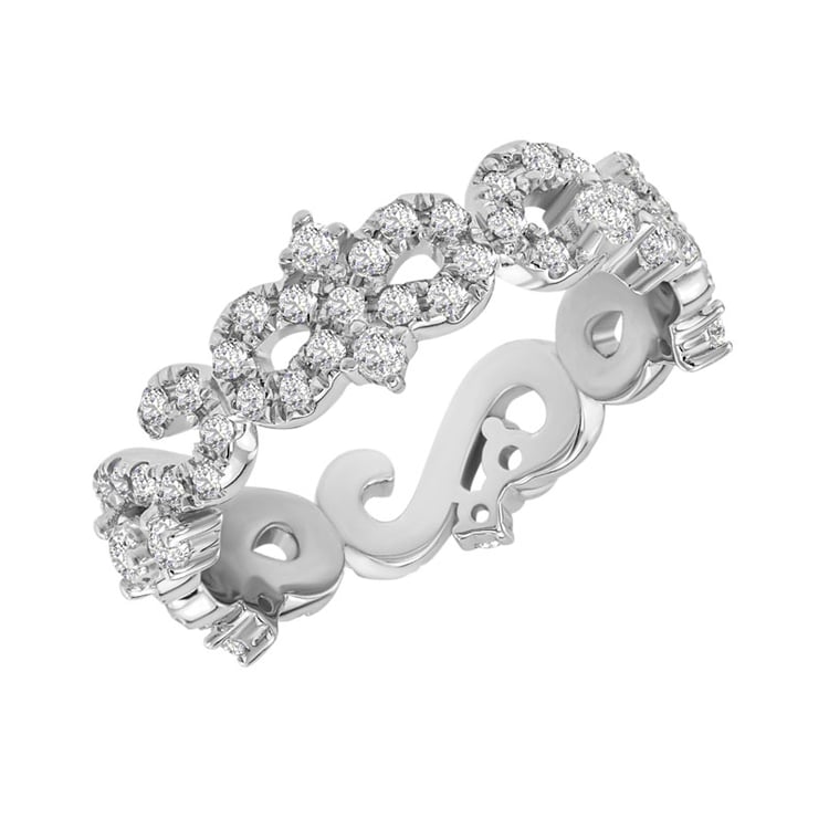 Eternity prsteň posiaty lab-grown diamantmi Altais 105746