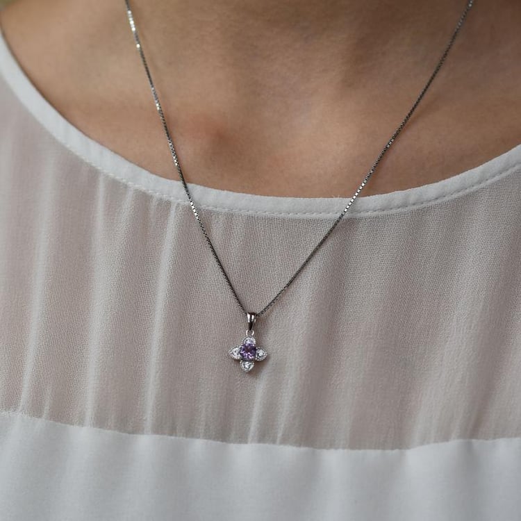 Náhrdelník s ametystom 24513