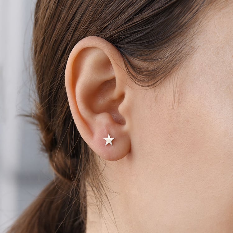 Náušnice hviezdičky zo zlata 89191