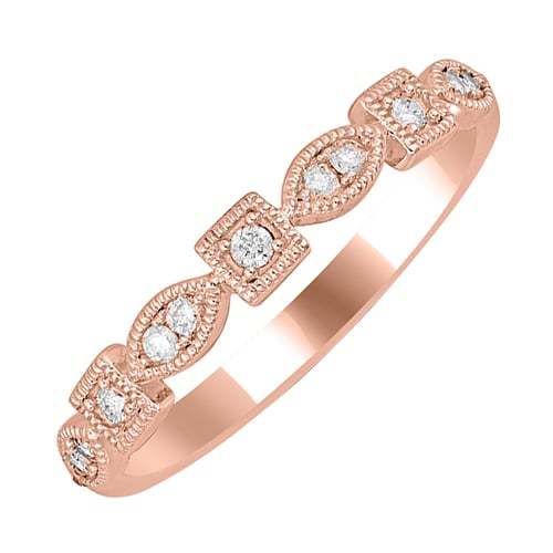 Eternity prsteň s bielymi lab-grown diamantmi Octave