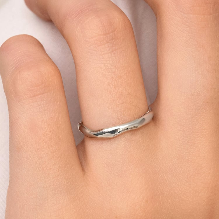 Nepravidelné zlaté svadobné obrúčky 158870