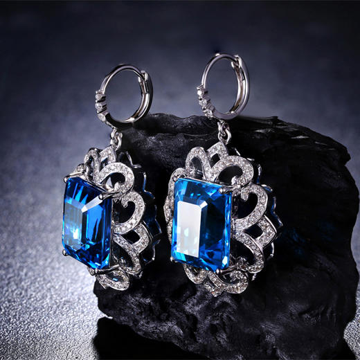 Náušnice s topásmi 16890