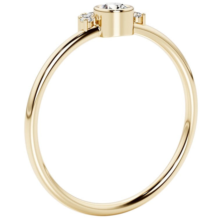 Half halo prsteň s lab-grown diamantmi Jorg 139796