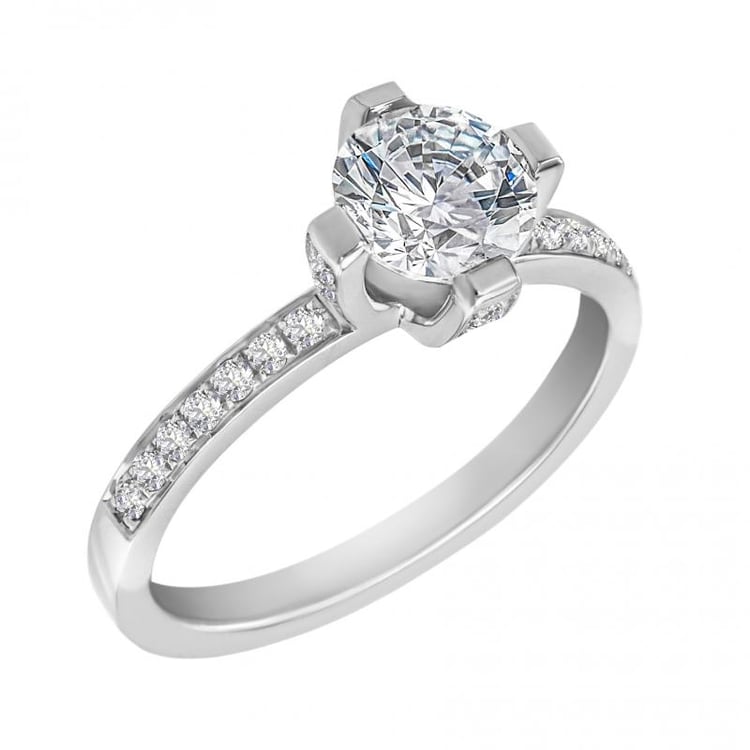 Platinový prsteň Samela