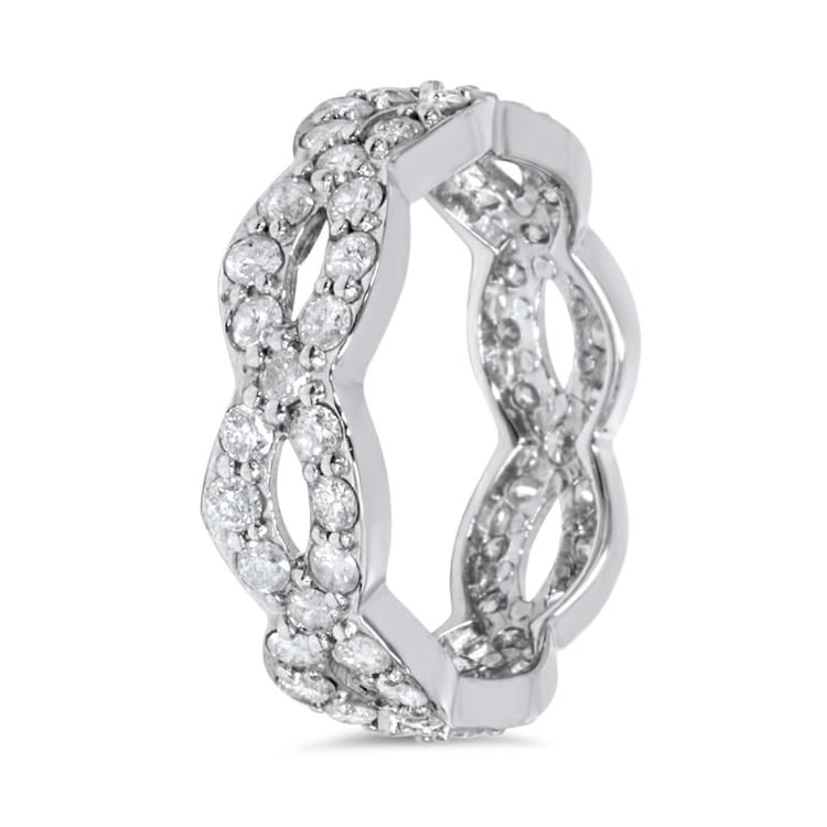 Zlatá diamantová obrúčka s motívom nekonečna 3940