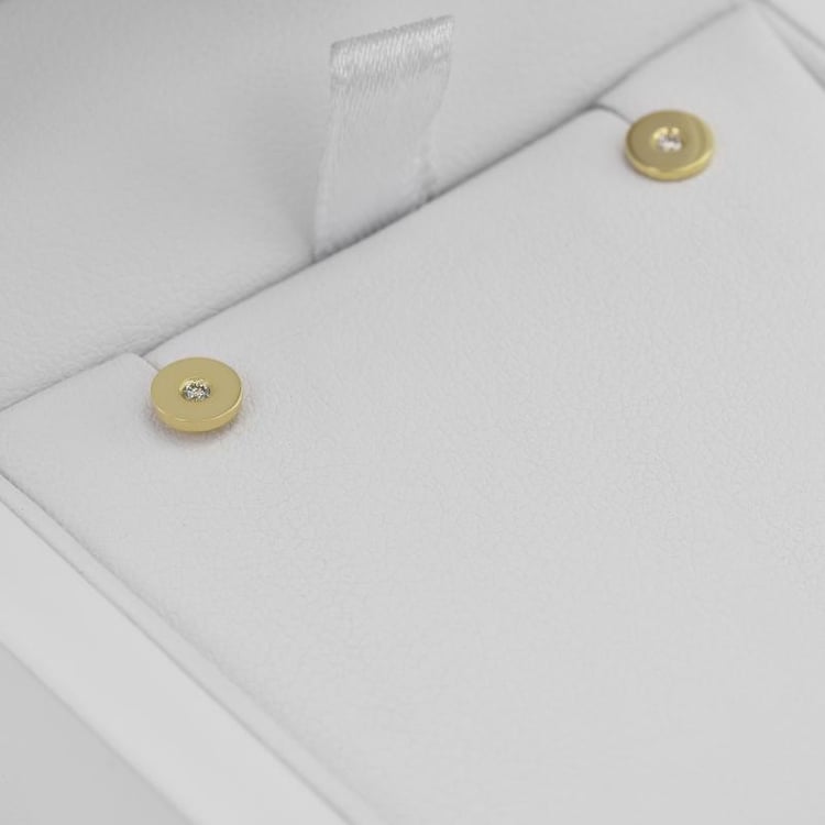 Náušnice s diamantmi 40509