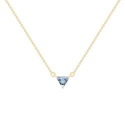 Minimalistický náhrdelník s akvamarínom Joella