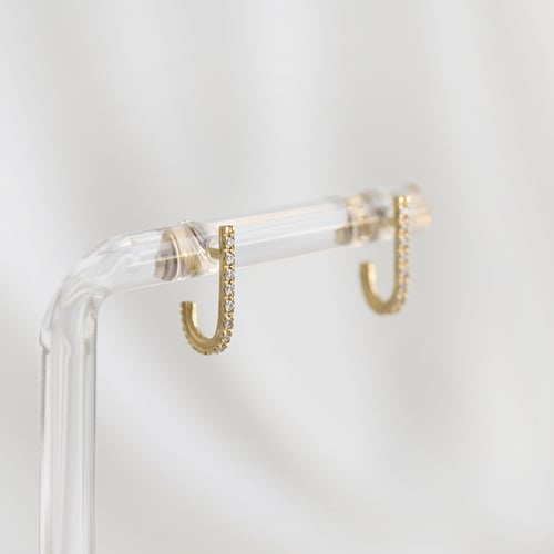 Minimalistické náušnice s diamantmi Kilian
