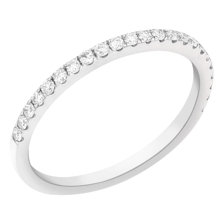 Prsteň z bieleho zlata 93320