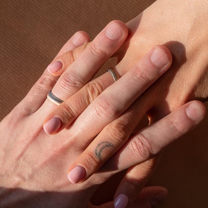 Svadobné obrúčky z kombinovaného zlata Vitta