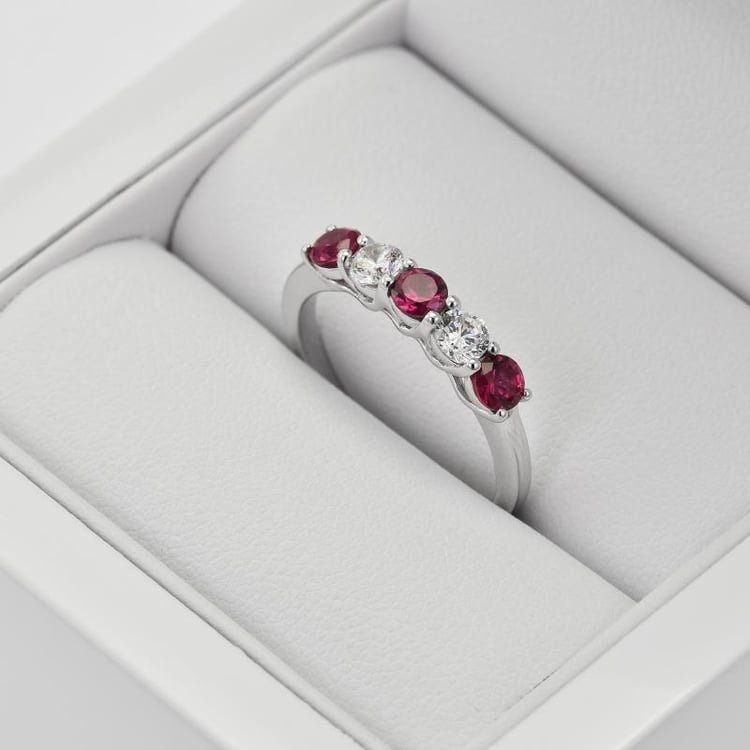 Rubínový eternity prsteň 31851