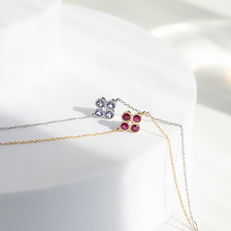 Tanzanitový náramok s diamantom Reith 144299