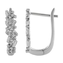 Zlaté náušnice s lab-grown diamantmi Cathie