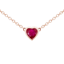 Prívesky a náhrdelníky s rubínom