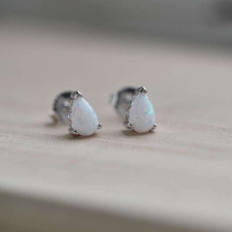 Náušnice s opálmi 36200