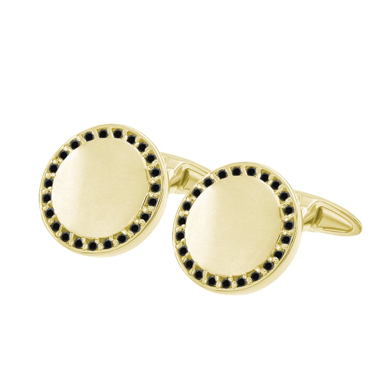 Manžetové gombíky s diamantmi 60159