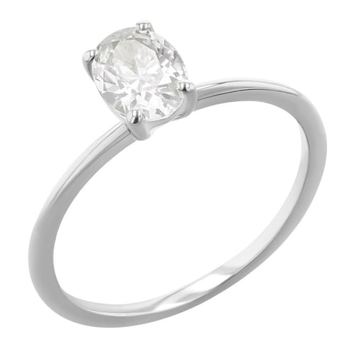 Zásnubný prsteň s oval diamantom Frost