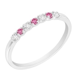 Eternity prsteň so zafírmi a diamantmi Alexis