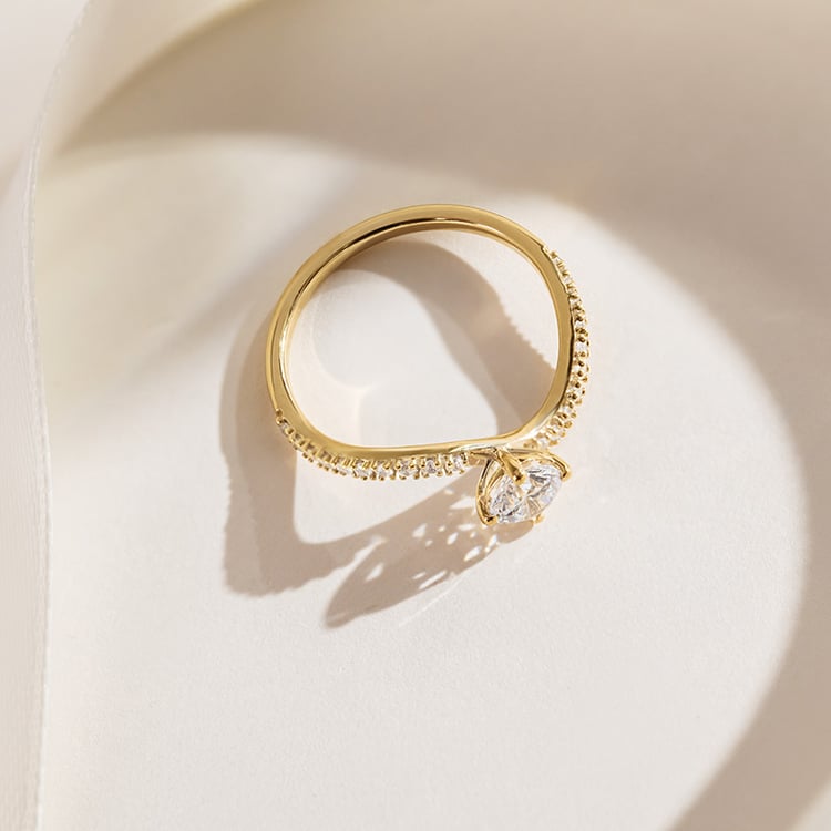 Atypický zásnubný prsteň 155159