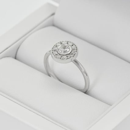 Zásnubný set prsteňov s diamantmi Jessica