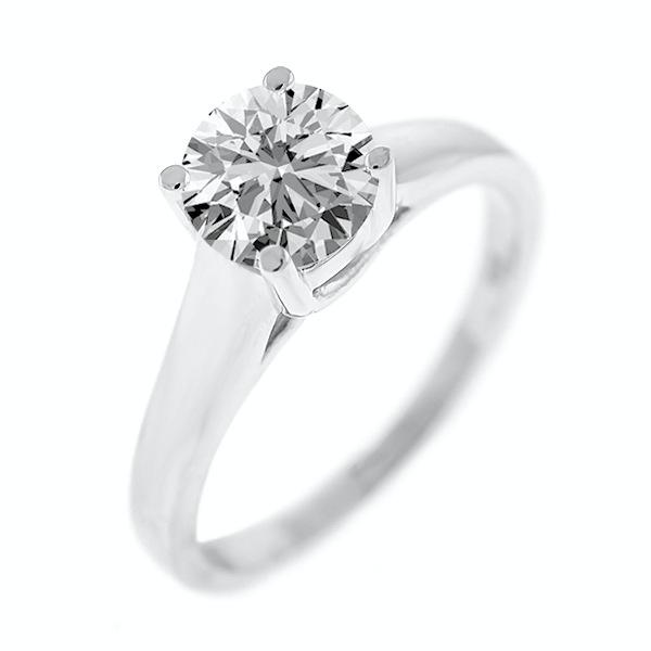 zlatý zásnubný prsteň s diamantom