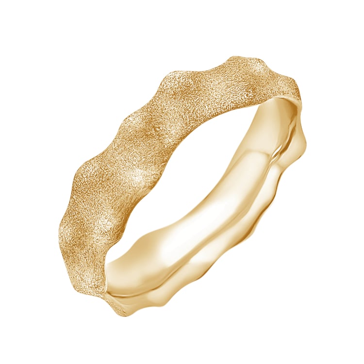 Svadobné prstene s výstupkami zo zlata s diamantmi Spikes 153340