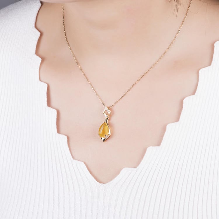 Náhrdelník s citrínom 18387