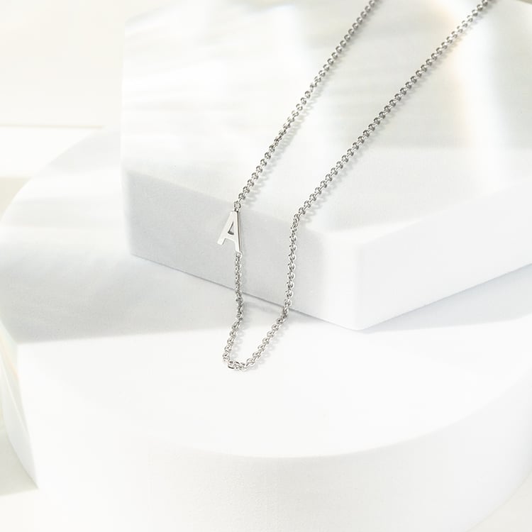 Strieborný náramok s písmenom podľa vašej voľby Ainslee 142629