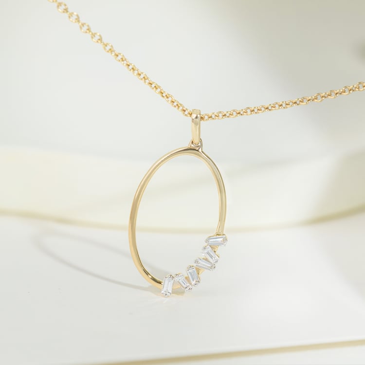 Zlatý prívesok s lab-grown diamantom 164941