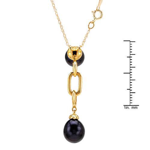 Zlaty privesok s perlami a diamantmi 1356