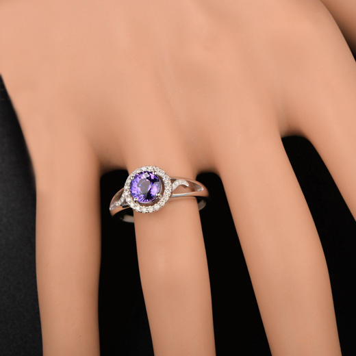Ametystový prsteň 9861