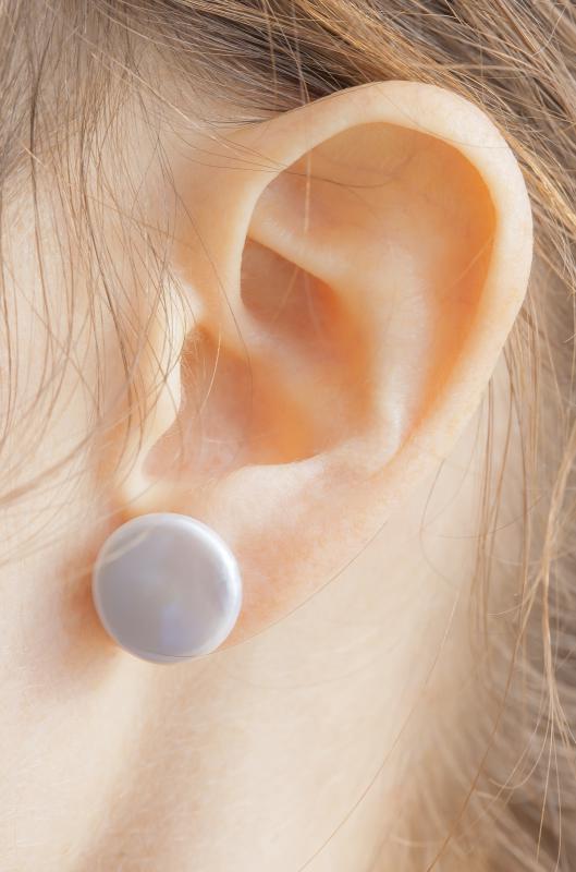 Perlové zlaté náušnice 2826