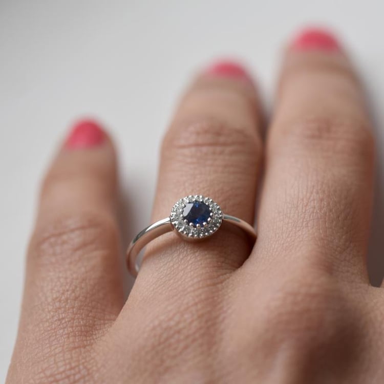 Zafírový prsteň 13699