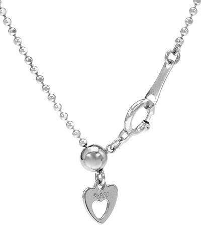 Diamantový náhrdelník so zafírom platinový 3776