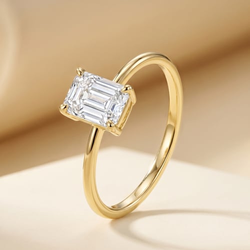 Zásnubný prsteň s výberom písmen a diamantmi Olson