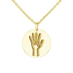 Prívesok s gravírom rúk Goff