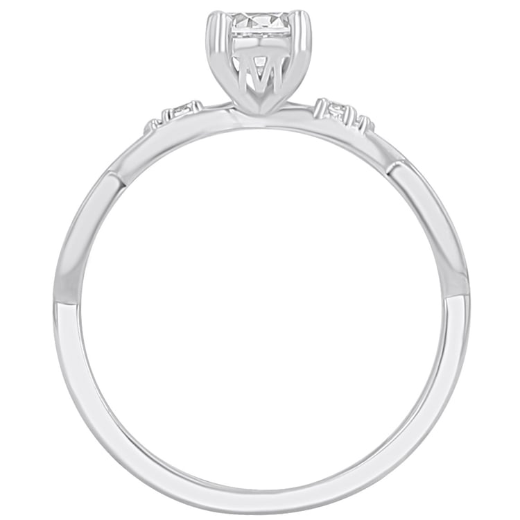Zásnubný prsteň s výberom písmen a diamantmi Fera 167472