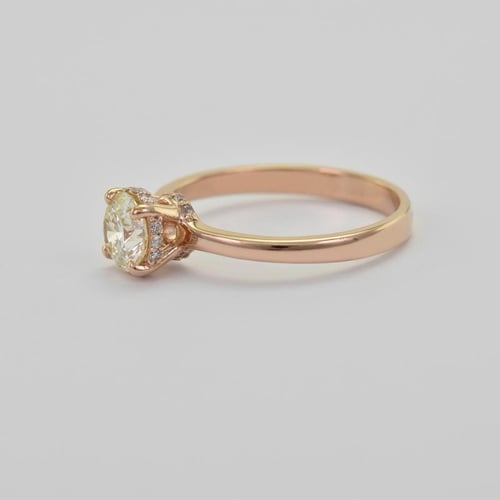 Zásnubný prsteň s lab-grown diamantmi Ymos