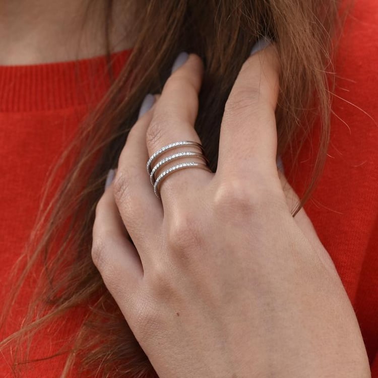 Eternity prsten s diamanty 49759