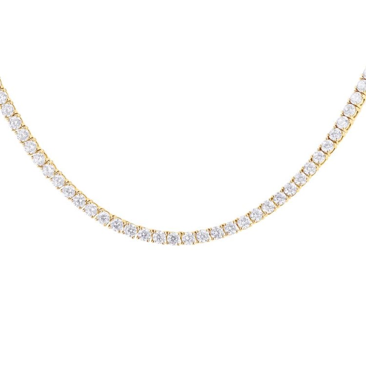 Zlatý tenisový náhrdelník s lab-grown diamantmi Austin 140961
