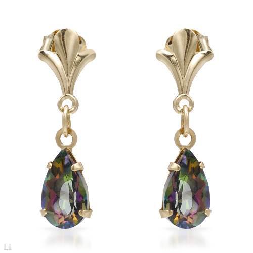 Náušnice s topásmi