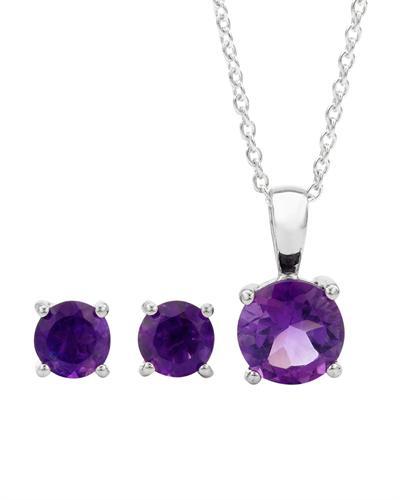 Ametystová kolekcia strieborná