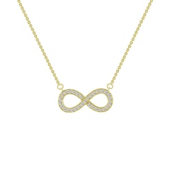 Prívesok zdobený diamantmi Infinity