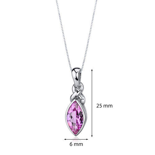 Zafírový strieborný prívesok 5633