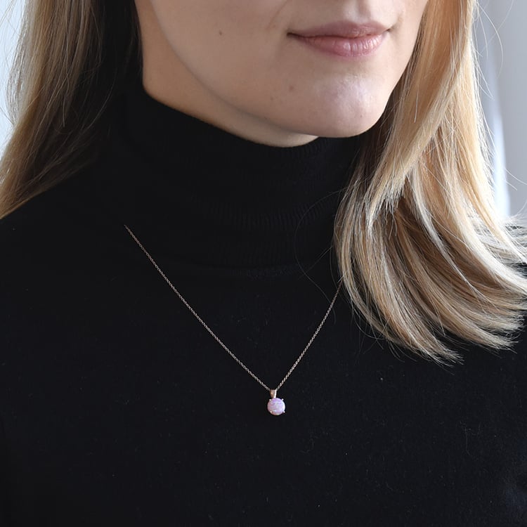 Zlatý prívesok s opálom 72612