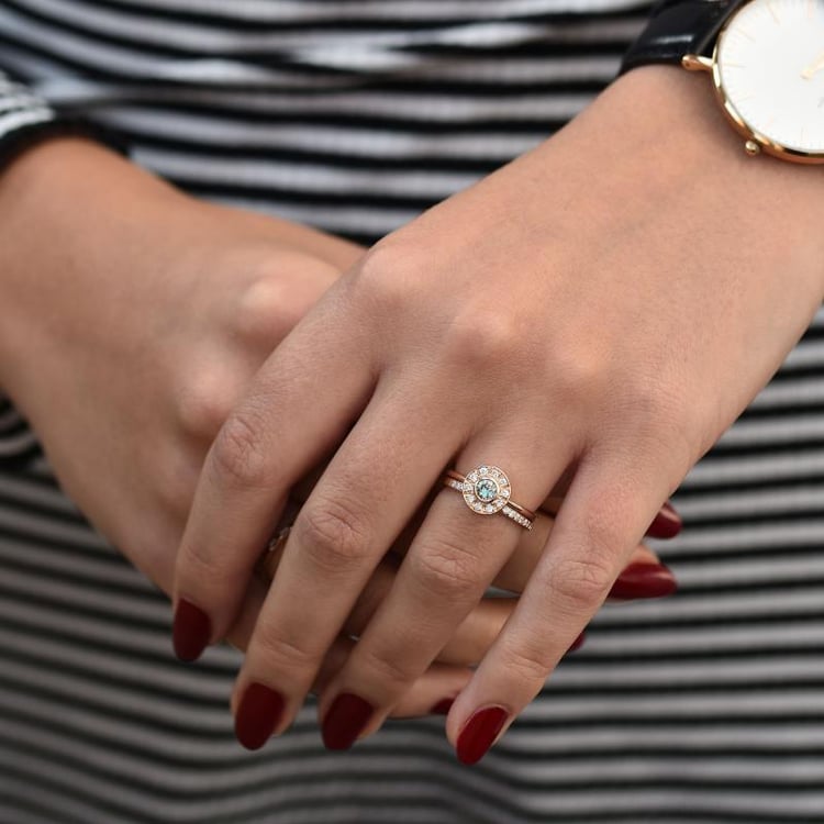 Set prstenov s alexandritom 35711